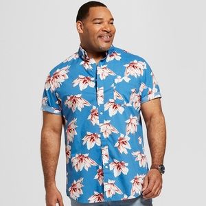 Men’s Goodfellow & Co. Blue Hawaiian Shirt